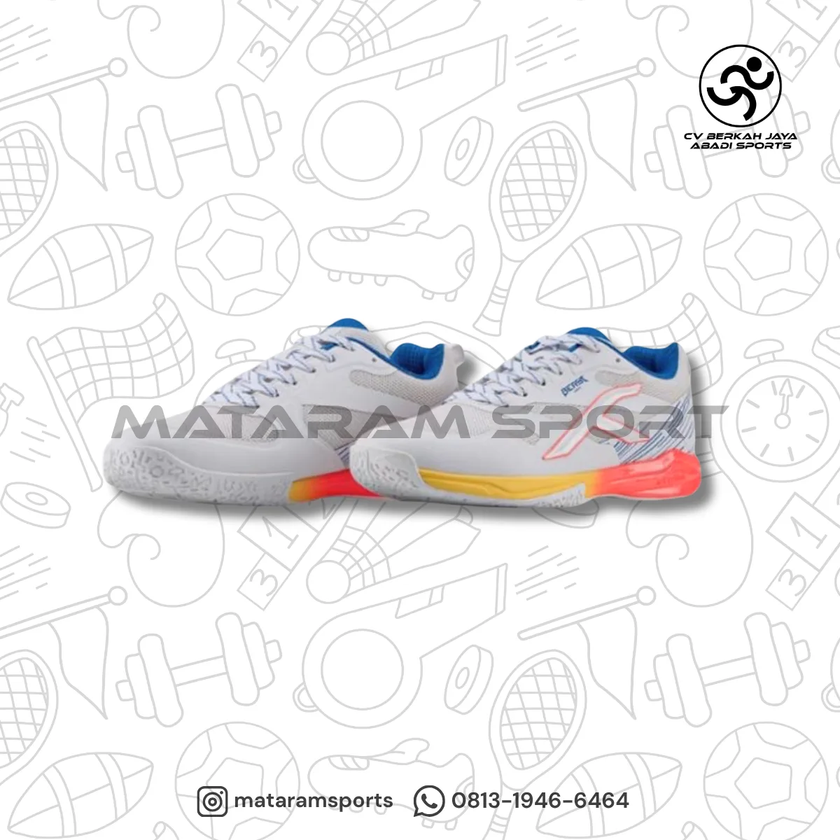 Sepatu Badminton Hundred Beast Max New Color