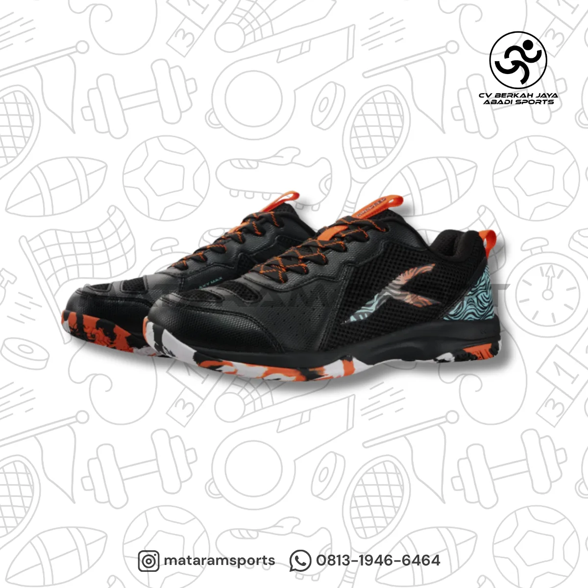 Sepatu Badminton Hundred Galaxy Max 2