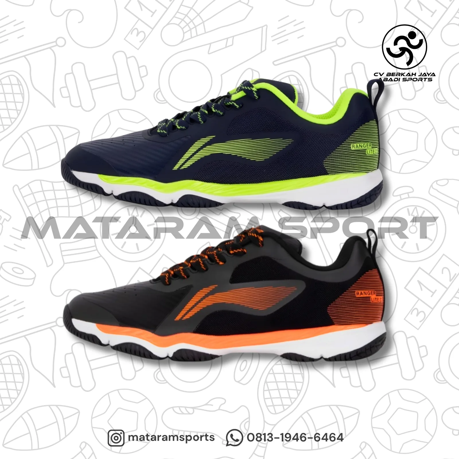 Sepatu Badminton Lining Ranger Lite Z2