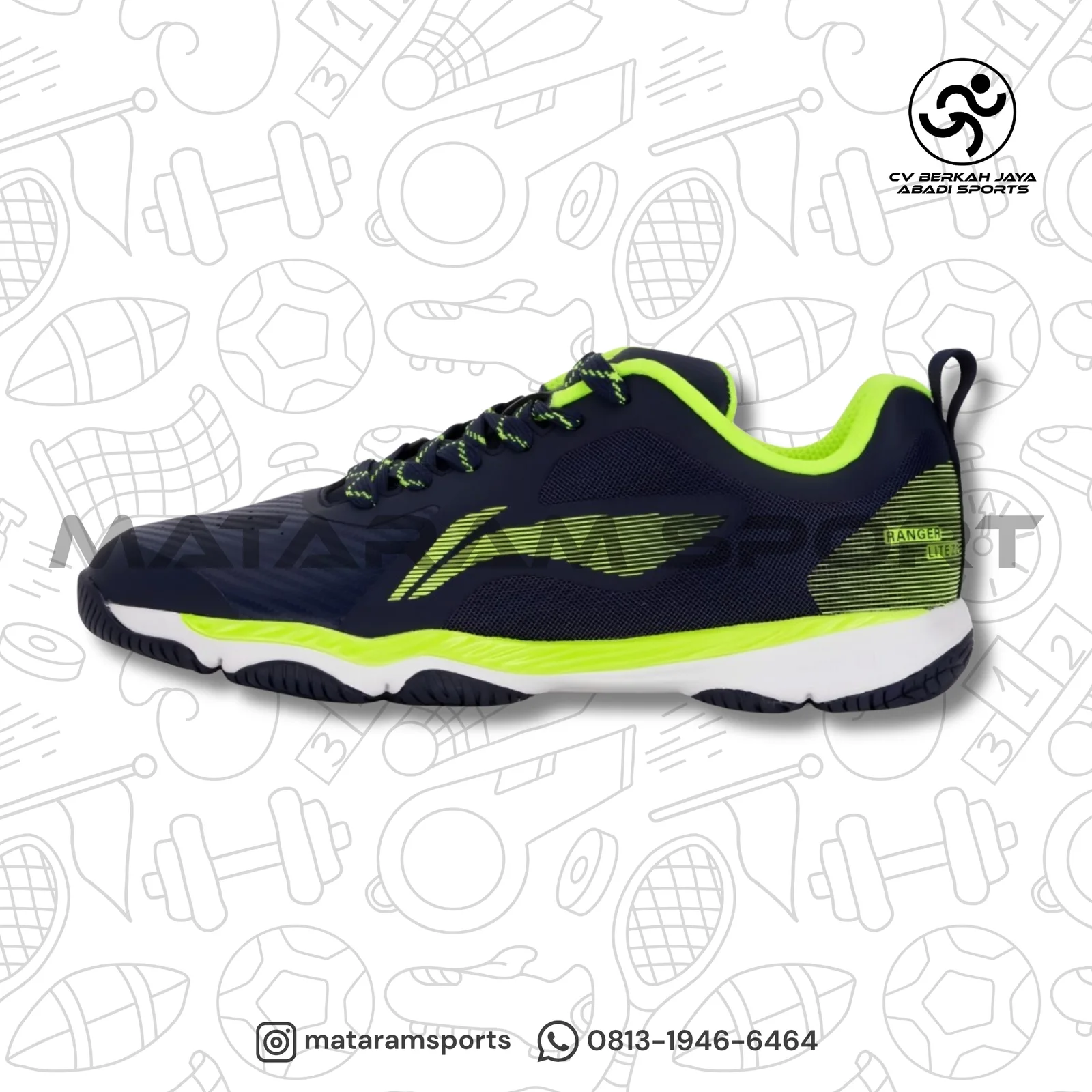 Sepatu Badminton Lining Ranger Lite Z2 4