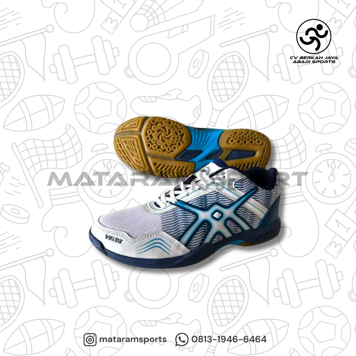 SEPATU BADMINTON PROFESIONAL VELOZ 2