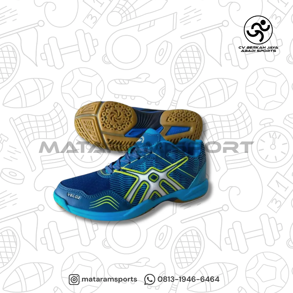SEPATU BADMINTON PROFESIONAL VELOZ 3
