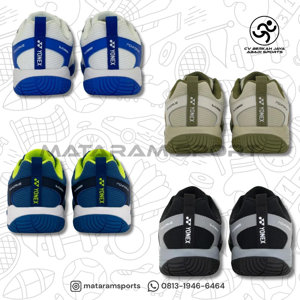 Sepatu Badminton Yonex Novadrive 6