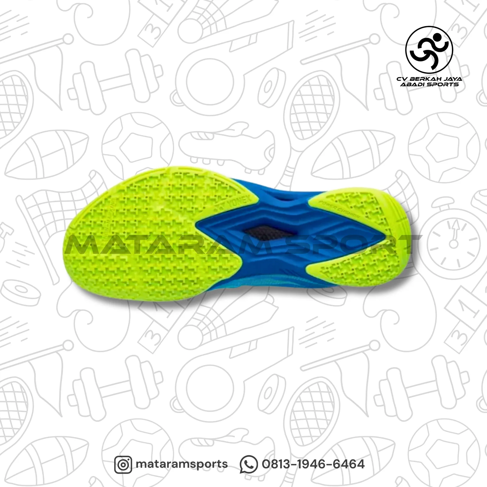 Sepatu Badminton Yonex Power Cushion Aerus Z Men Cyan 3