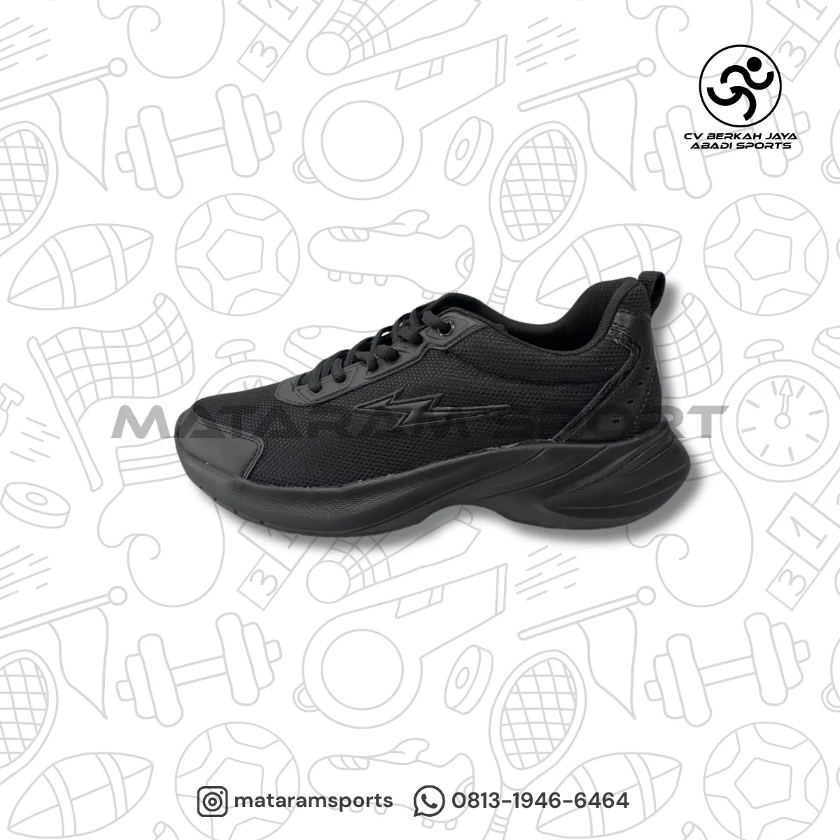 Sepatu Casual / Sneakers Laser Mission 3