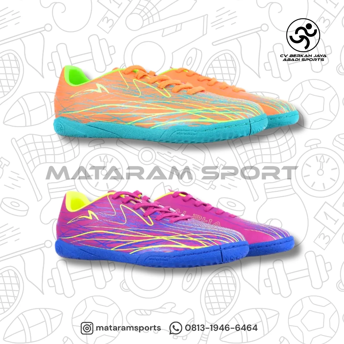 Sepatu Futsal Specs ACCELERATOR ALPHA NERVE CORE IN