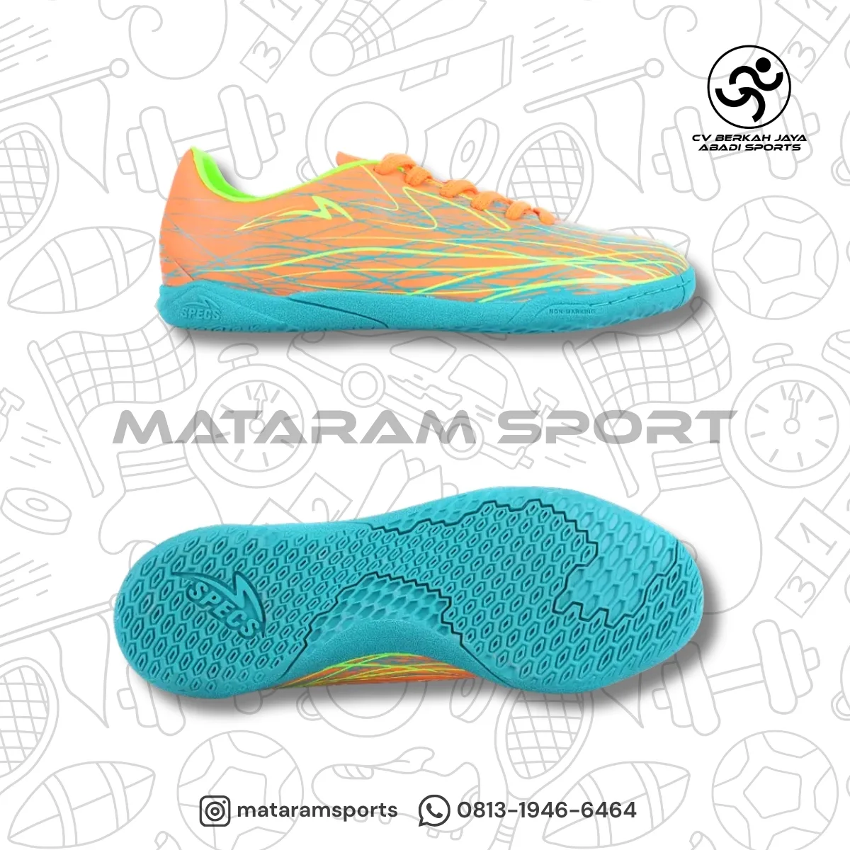 Sepatu Futsal Specs ACCELERATOR ALPHA NERVE CORE IN 2