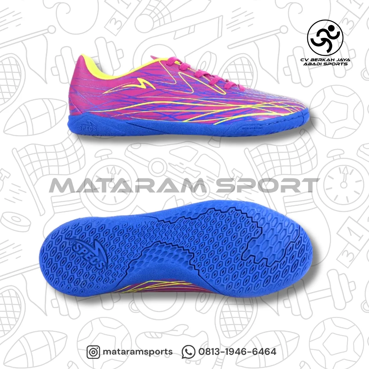 Sepatu Futsal Specs ACCELERATOR ALPHA NERVE CORE IN 3