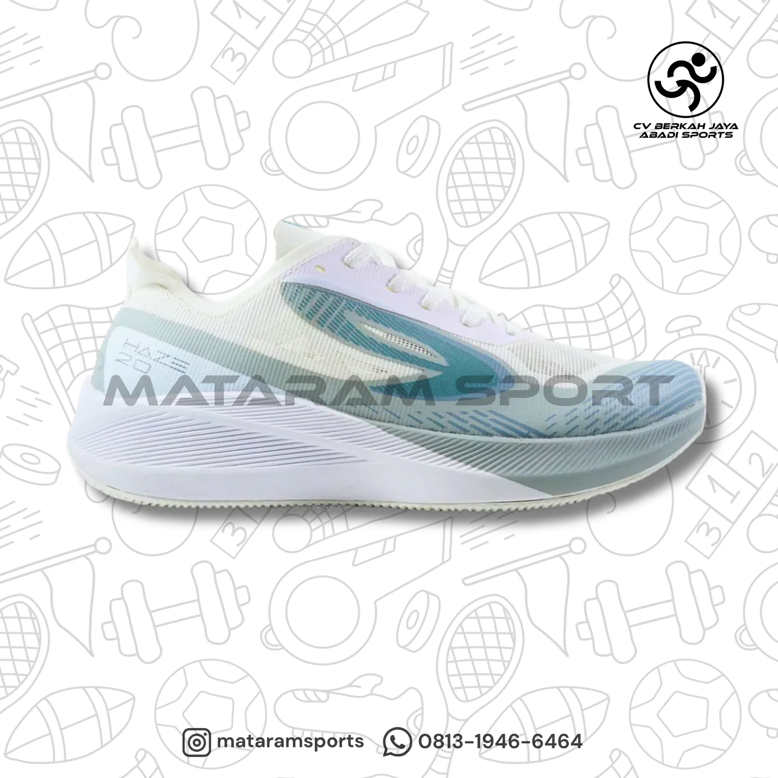 Sepatu Running 910 Nineten Haze 2.0 Putih/Abu