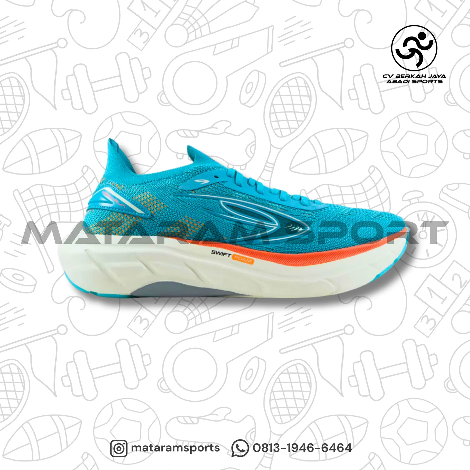 Sepatu Running Nineten 910 Kishi Run 2.0 2