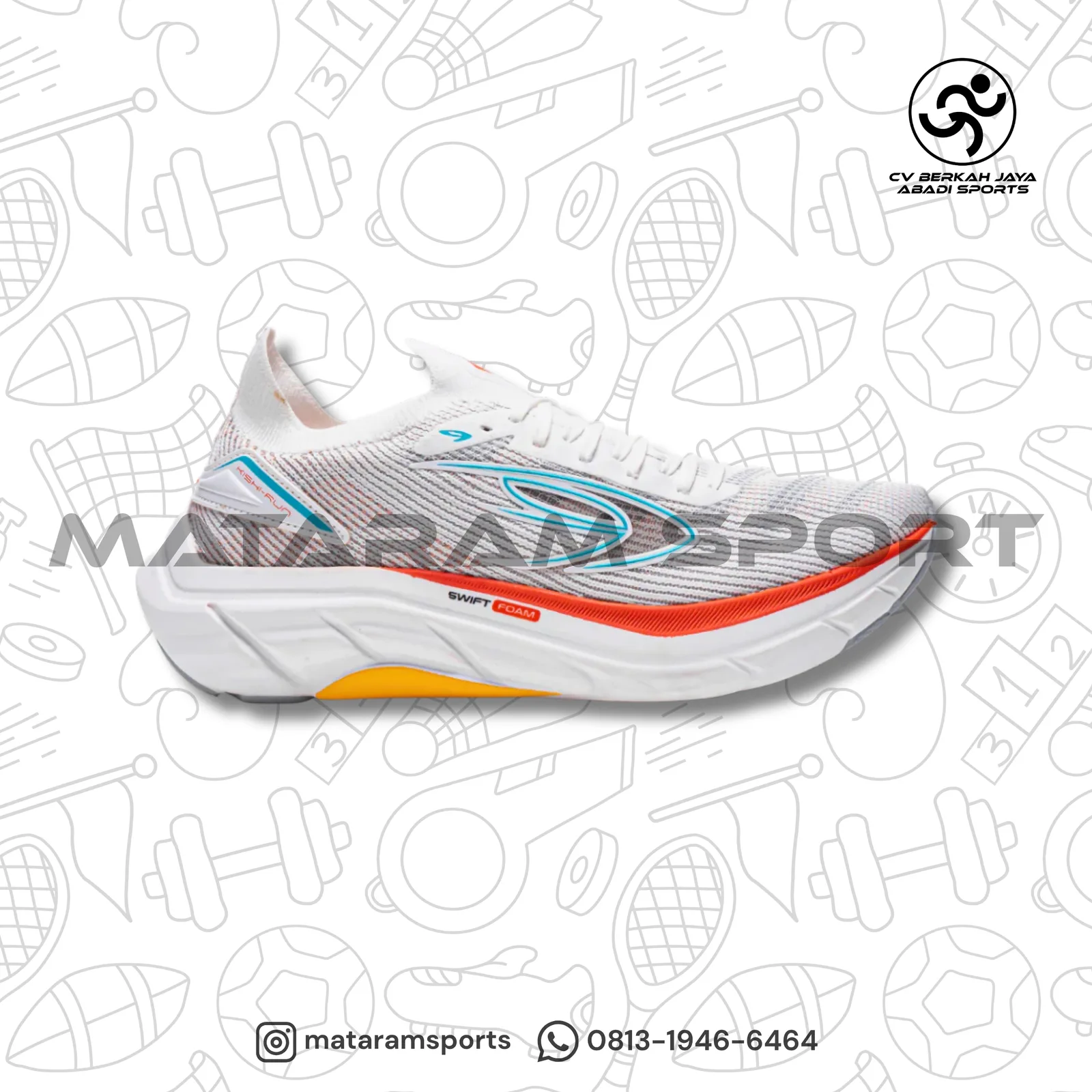 Sepatu Running Nineten 910 Kishi Run 2.0 5