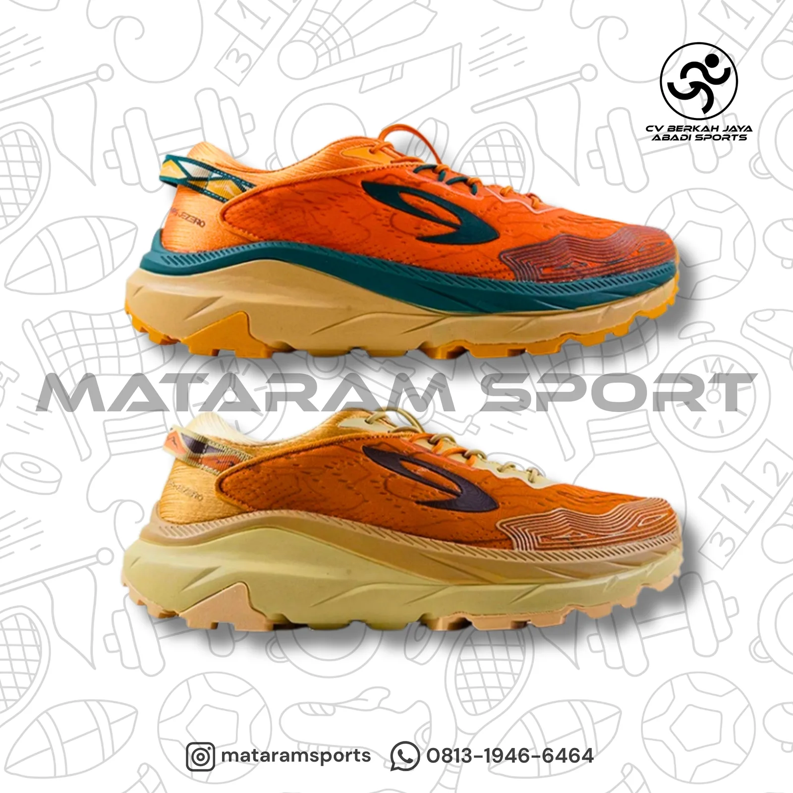 Sepatu Running Nineten 910 Yuza Mars Jezero