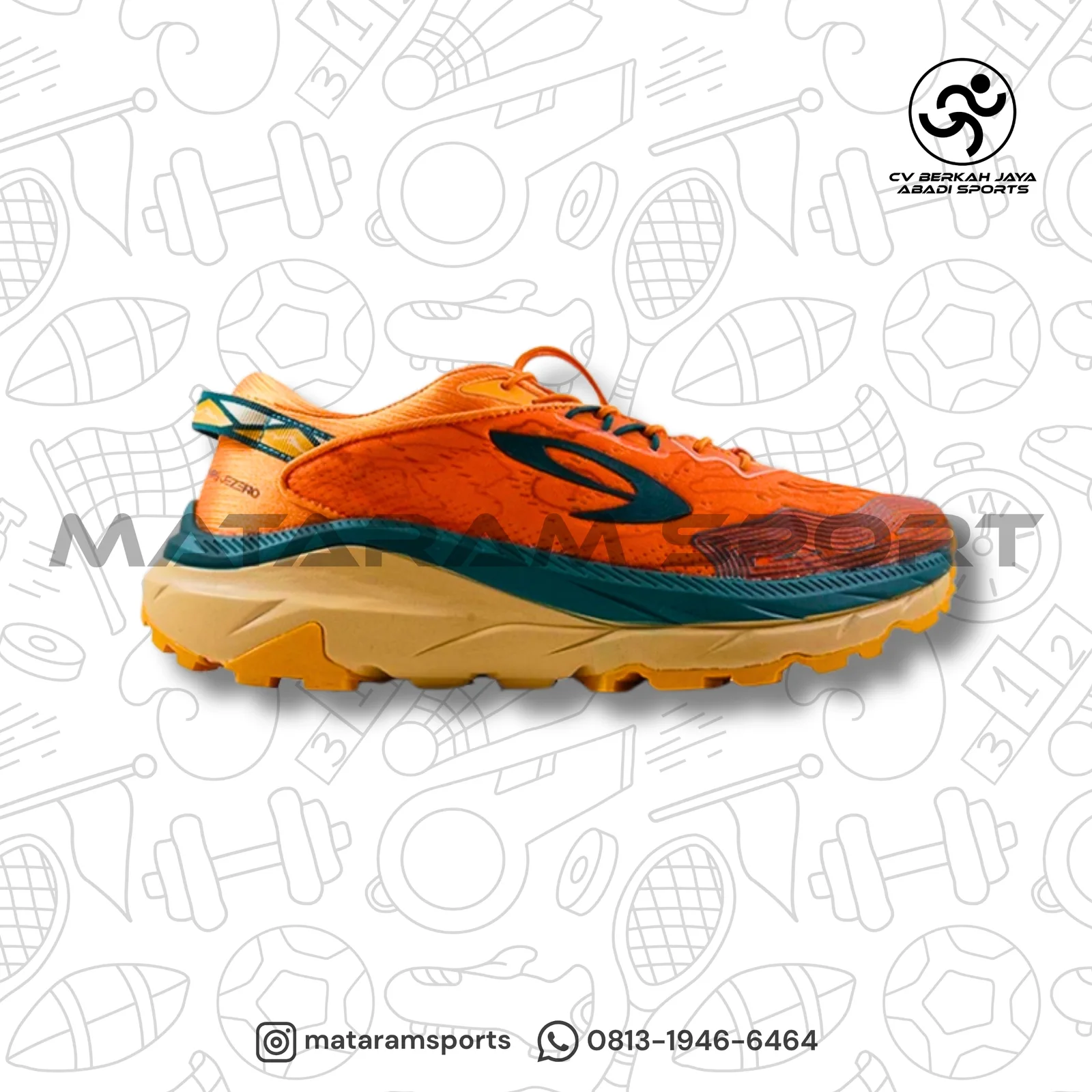 Sepatu Running Nineten 910 Yuza Mars Jezero 5
