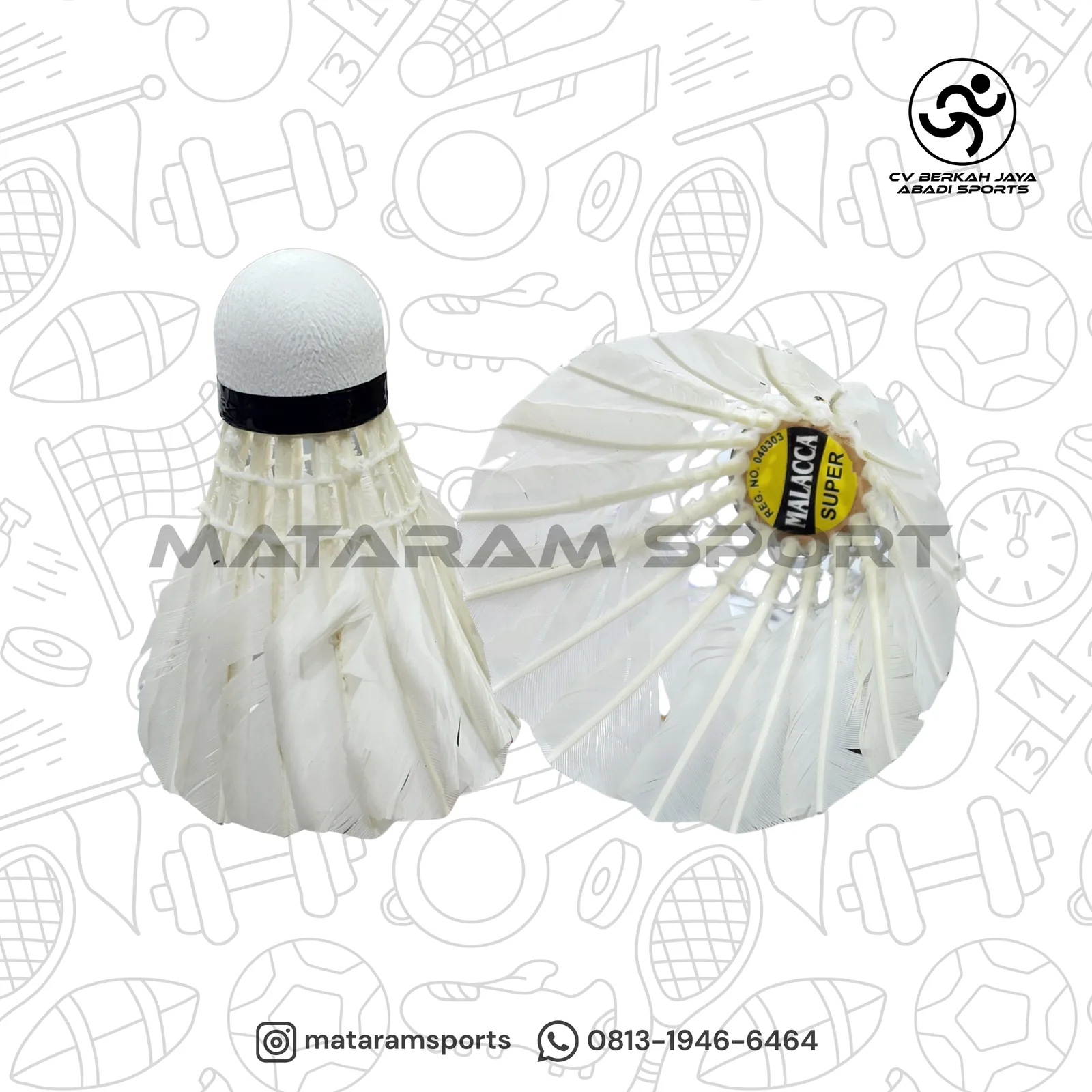 Shuttlecock Ecer Dipa & Malacca