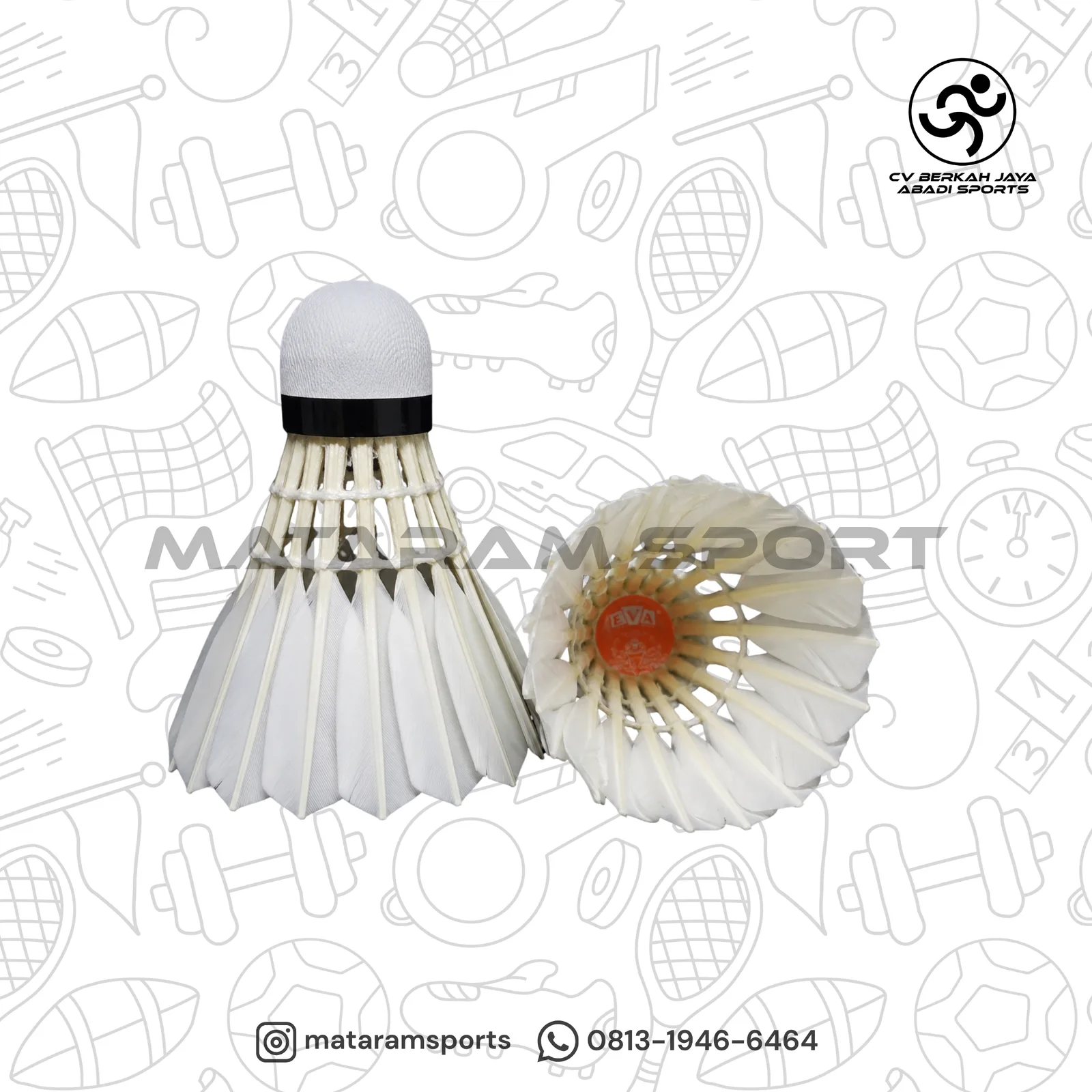 Shuttlecock Ecer Eva Jaya