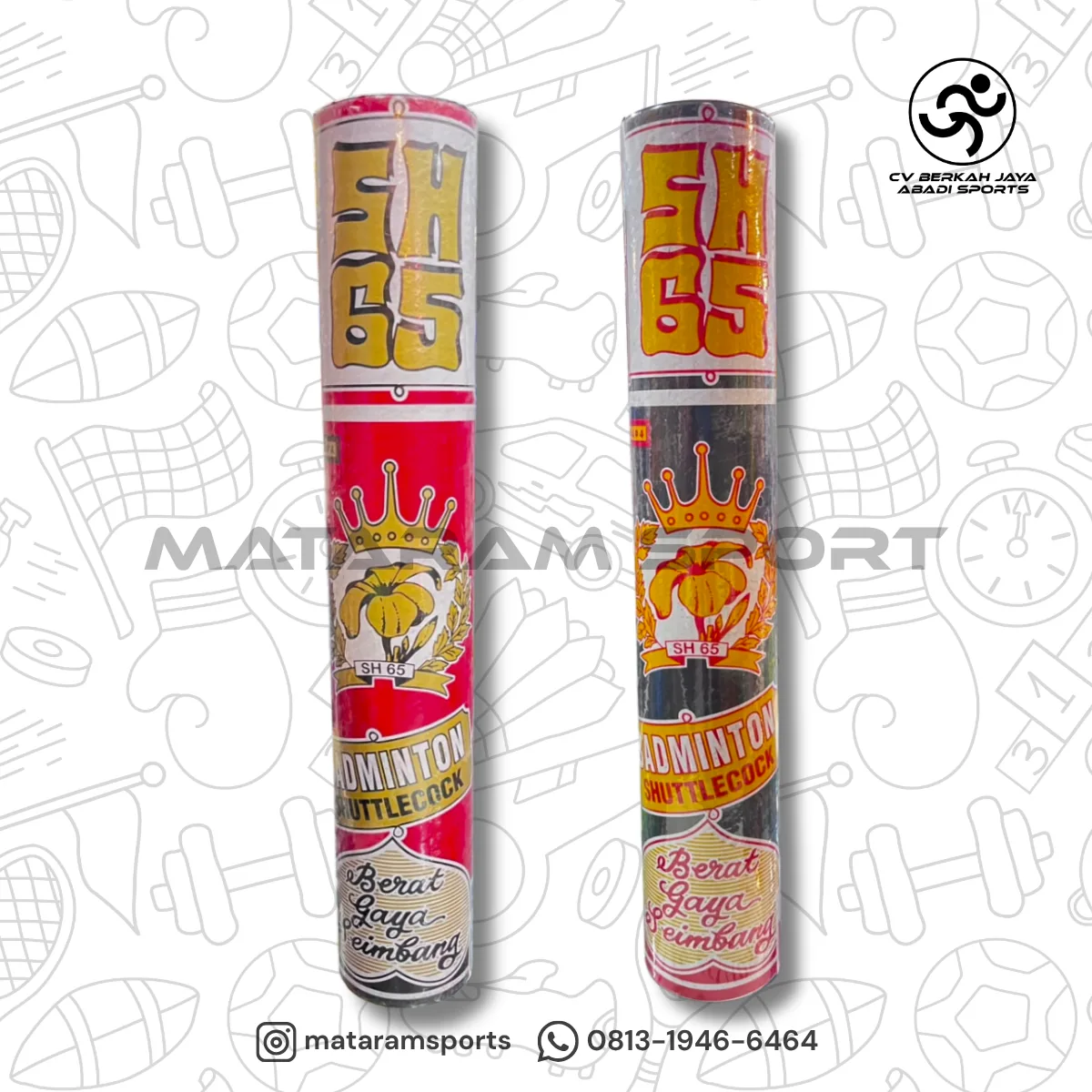 Shuttlecock Tumpul Semboja Hitam