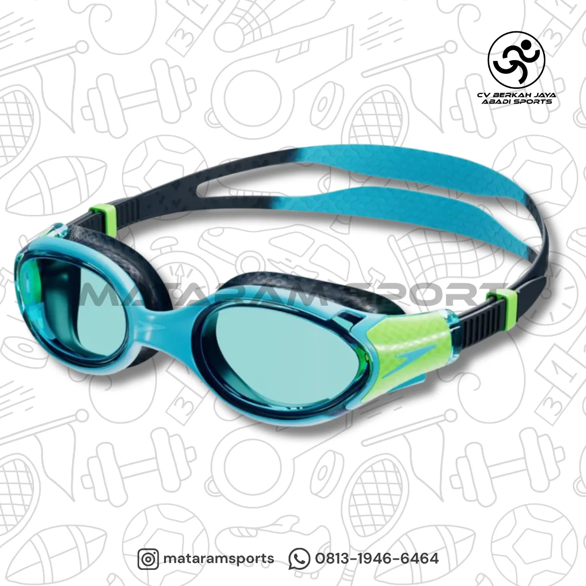Speedo Biofuse 2.0 Junior Blue Green