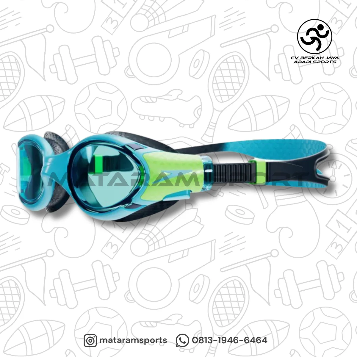 Speedo Biofuse 2.0 Junior Blue Green 2