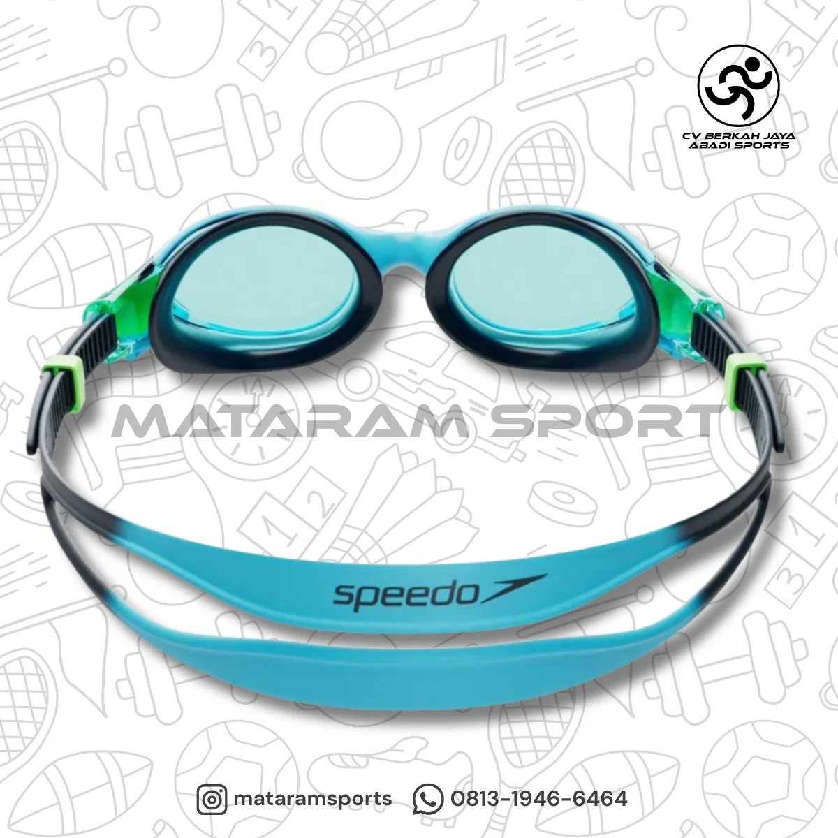 Speedo Biofuse 2.0 Junior Blue Green 4