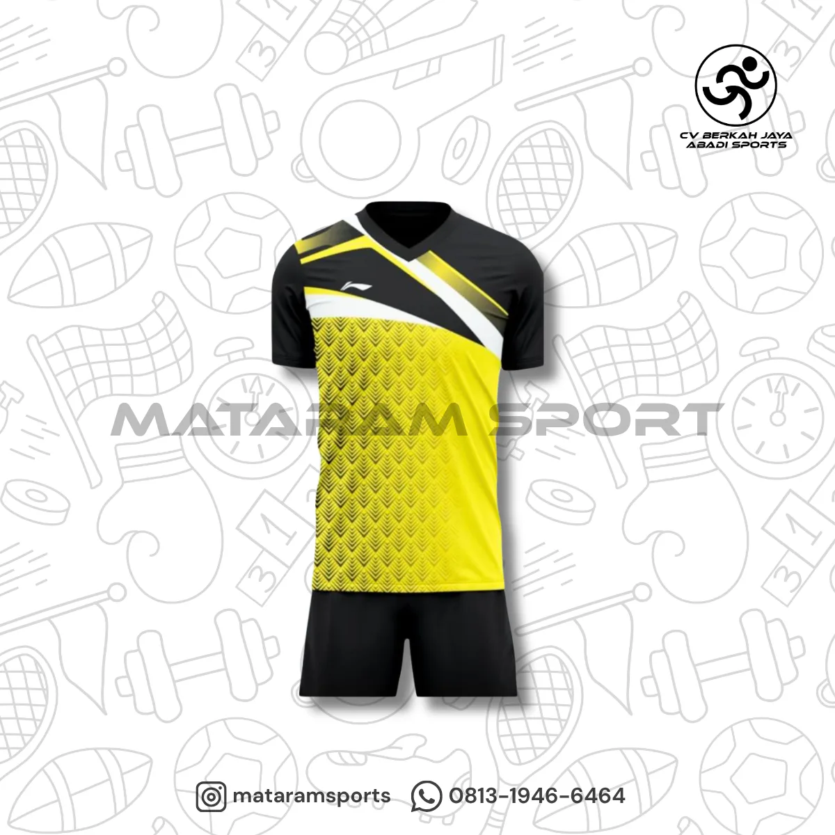 Stelan Kaos Badminton Anak / Junior 2