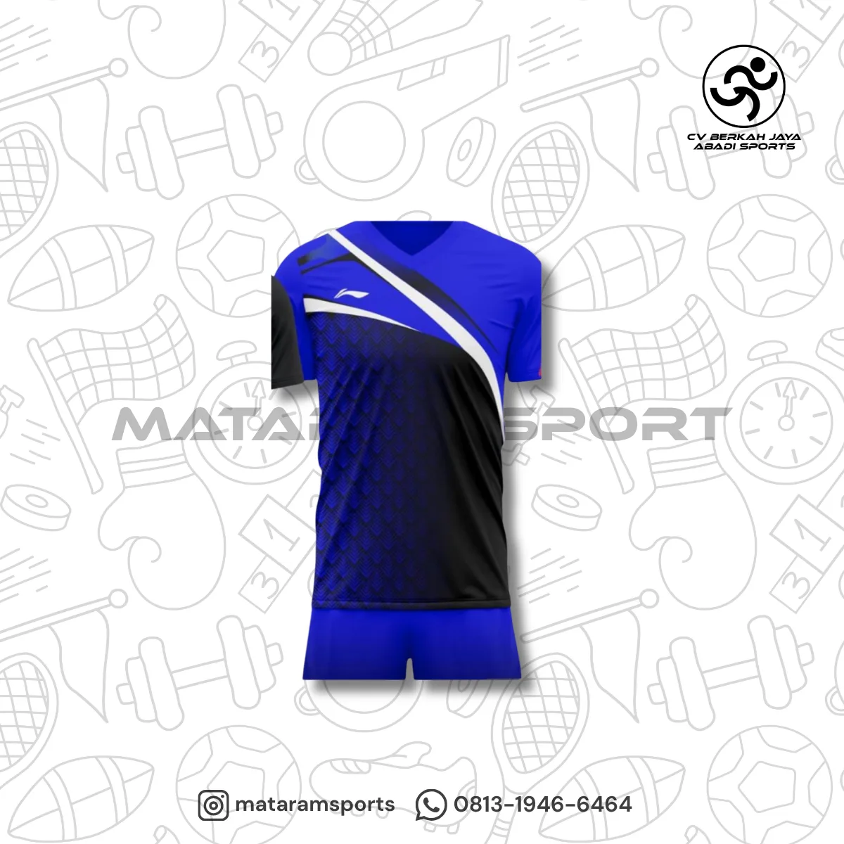 Stelan Kaos Badminton Anak / Junior 7