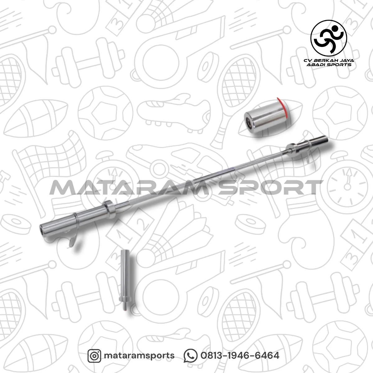 Stik Barbel Besi 2 Meter