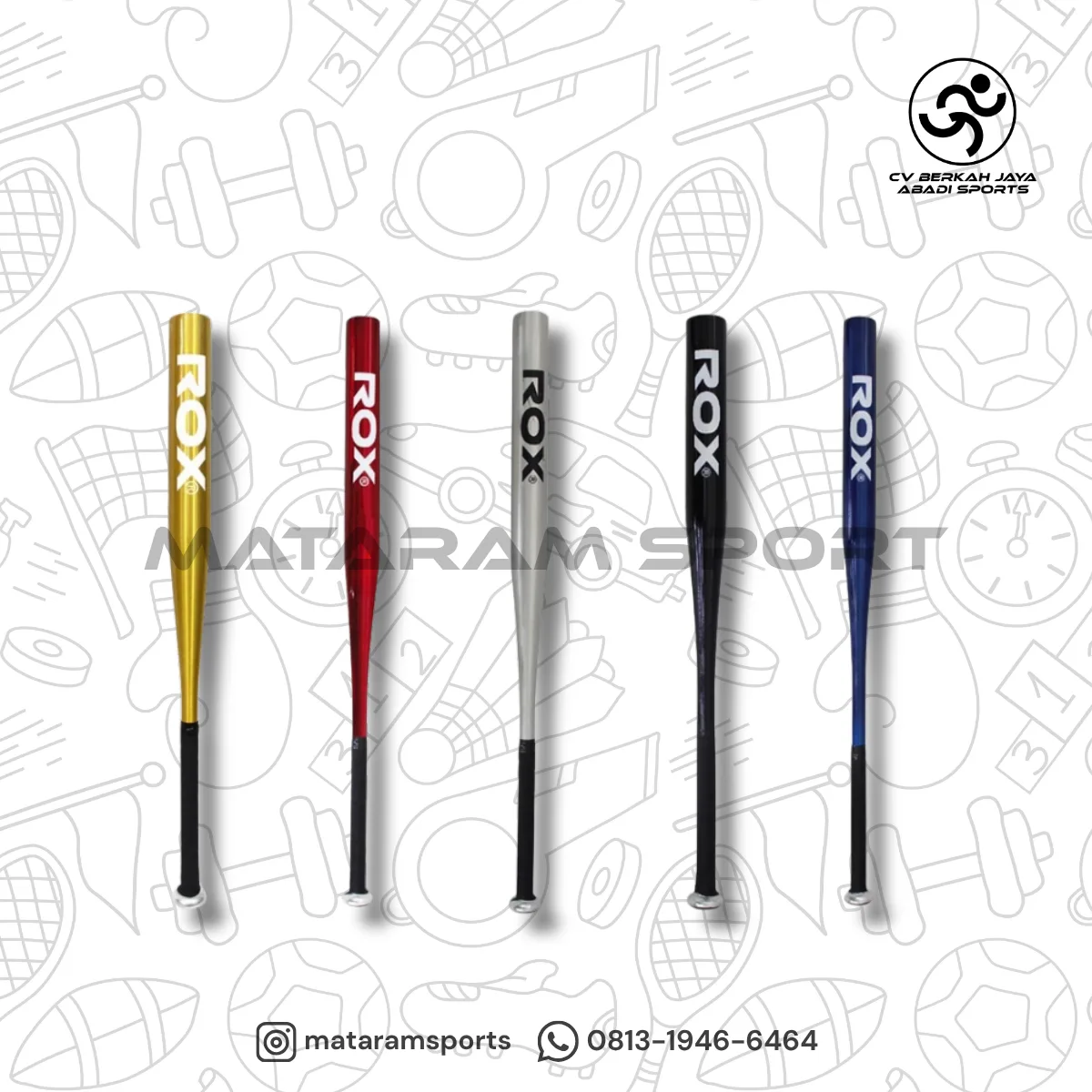 Stik Baseball Softball ROX / Stick Tongkat Pemukul