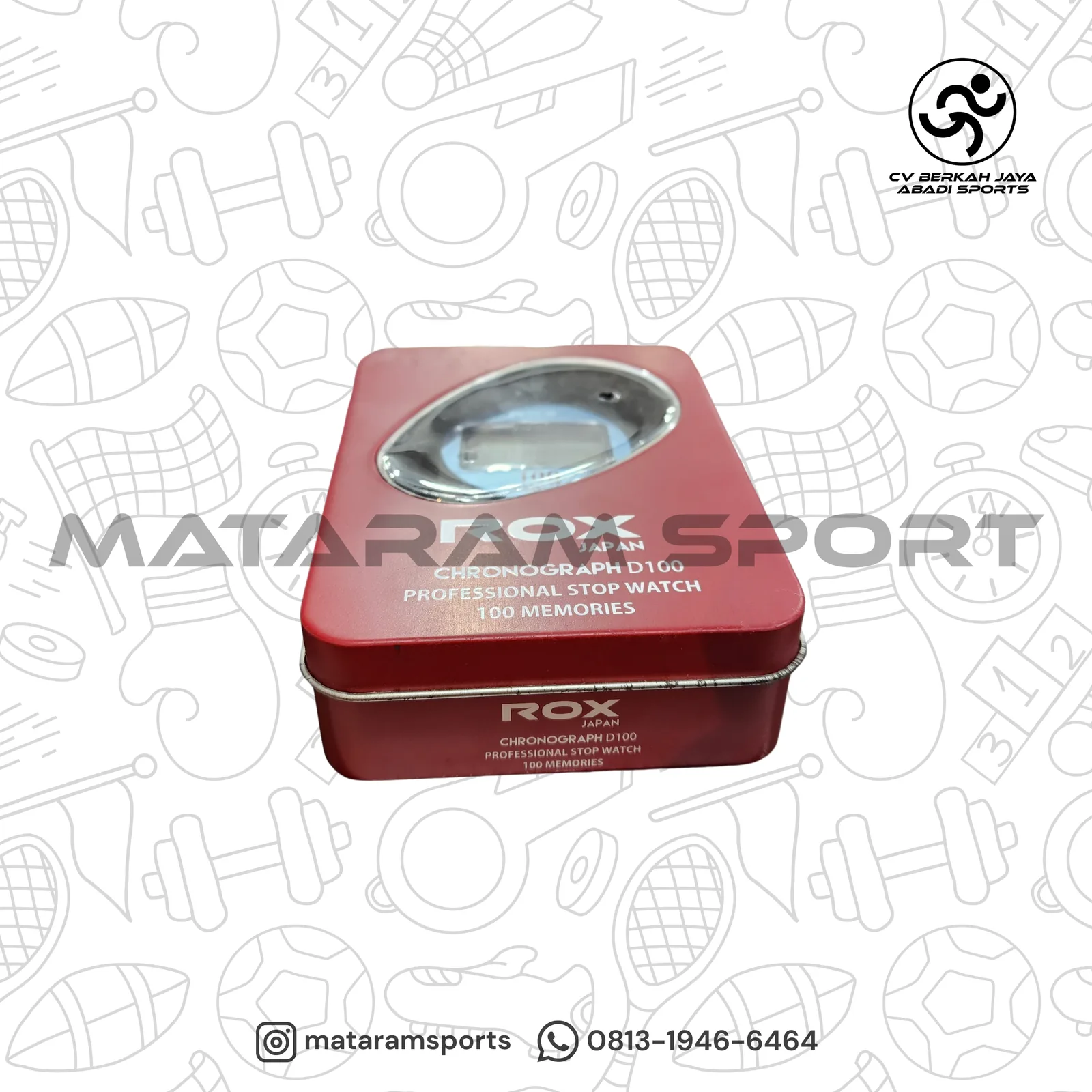 Stopwatch Rox Japan Chronograph 100M 3