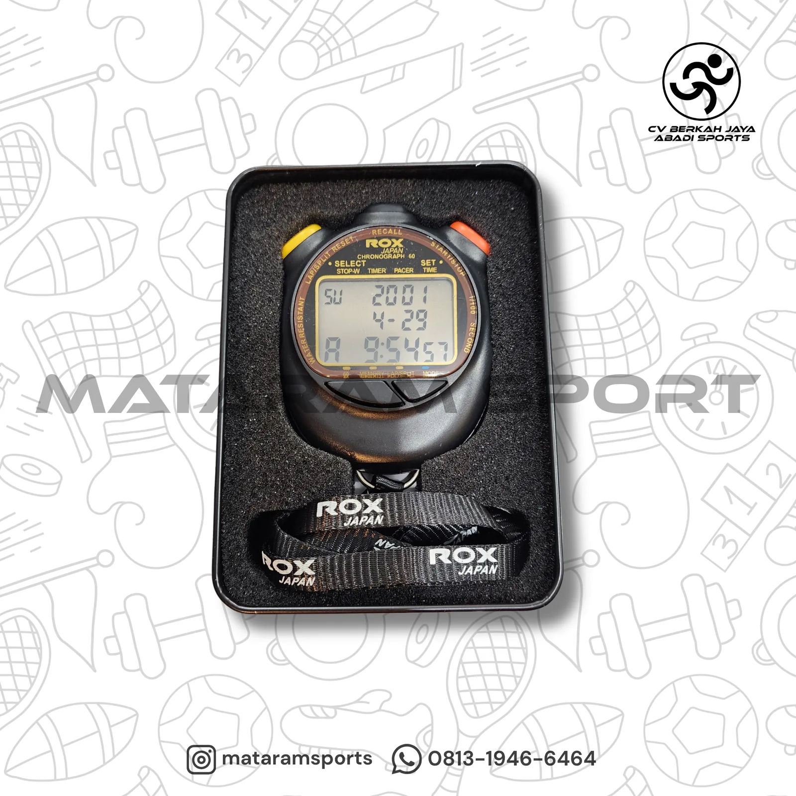 Stopwatch Rox Japan Chronograph