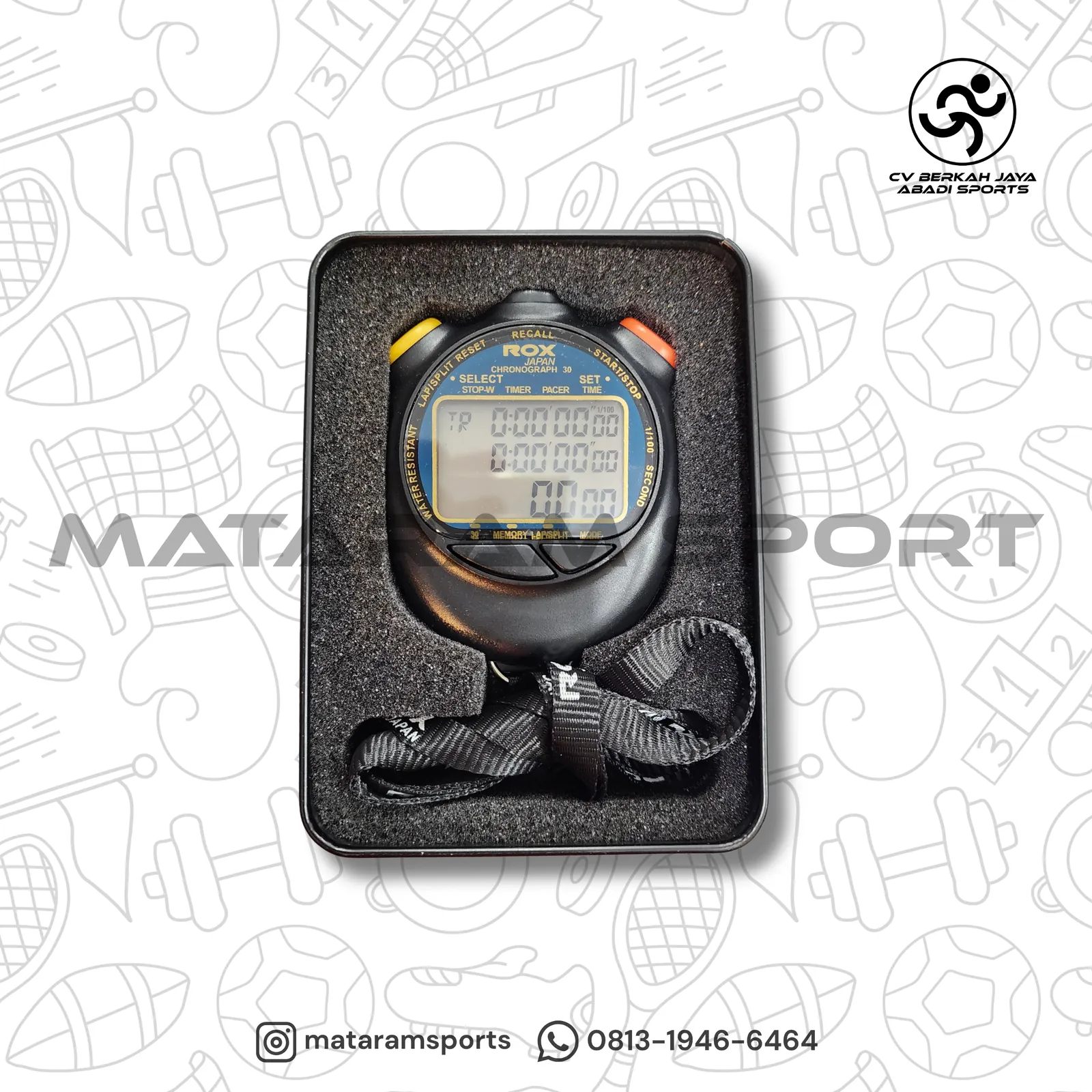 Stopwatch Rox Japan Chronograph 2