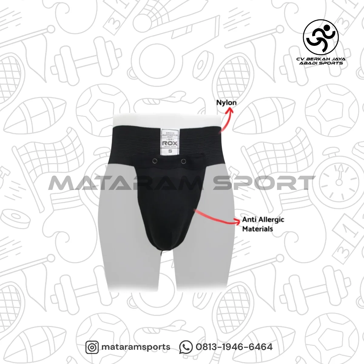 Suporter Bathok Rox / Groin Cup RGC-99