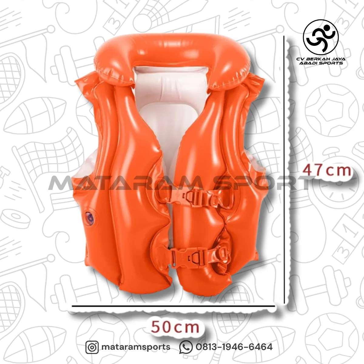 Swimming School Swimming Vest, Kid's swimwear, Kid's inflatable life jacket INTEX 58671 2