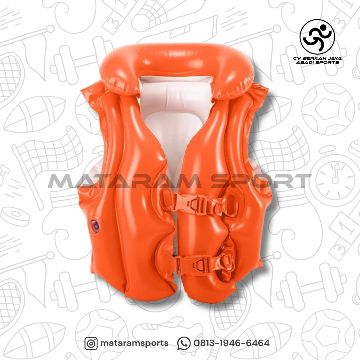 Swimming School Swimming Vest, Kid's swimwear, Kid's inflatable life jacket INTEX 58671