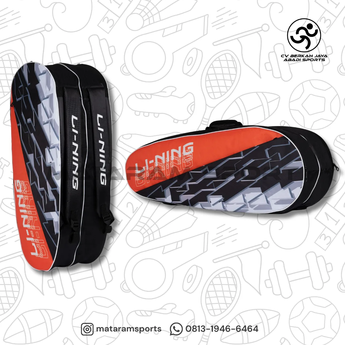 Tas Badminton Lining Polygon Kit Bag 2