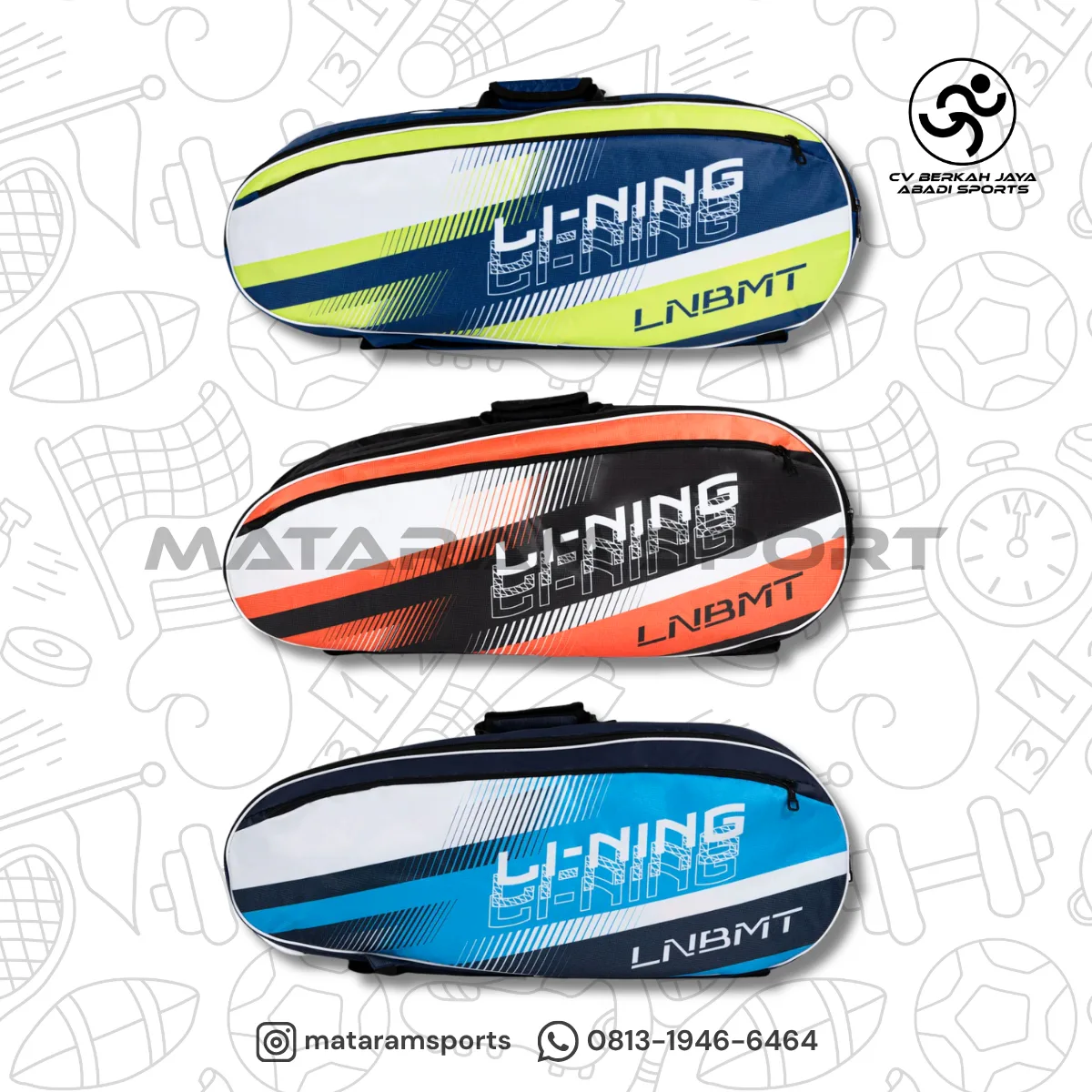 Tas Badminton Lining Spike Kit Bag
