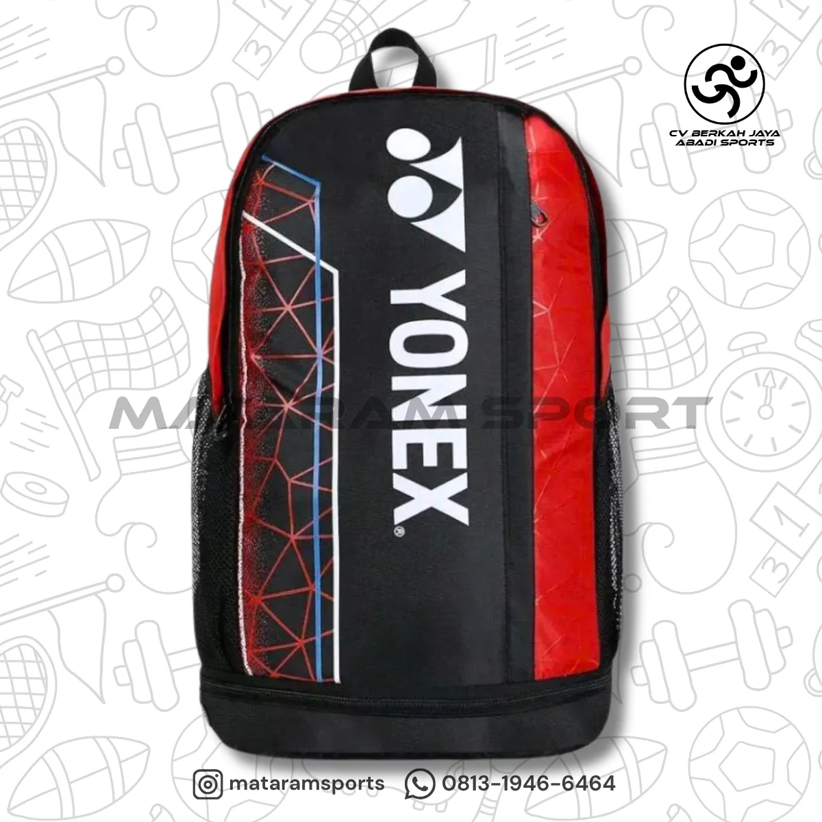 Tas Ransel Badminton / Bulu tangkis Yonex Backpack ACE 2 Series 0512 5
