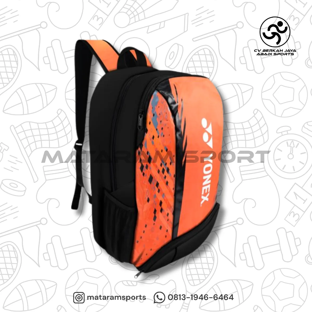 Tas Ransel Badminton Yonex Backpack ACE Series 2312 T02 5
