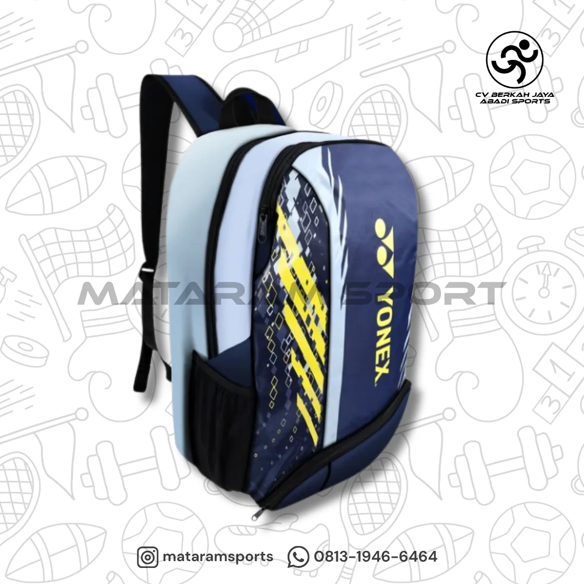 Tas Ransel Badminton Yonex Backpack ACE Series 2312 T02 3