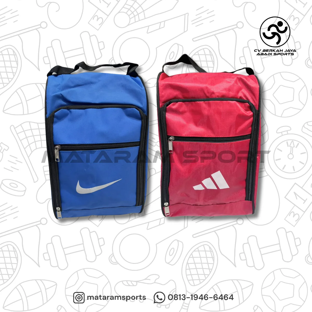 Tas Sepatu Nike & Adidas Lokal