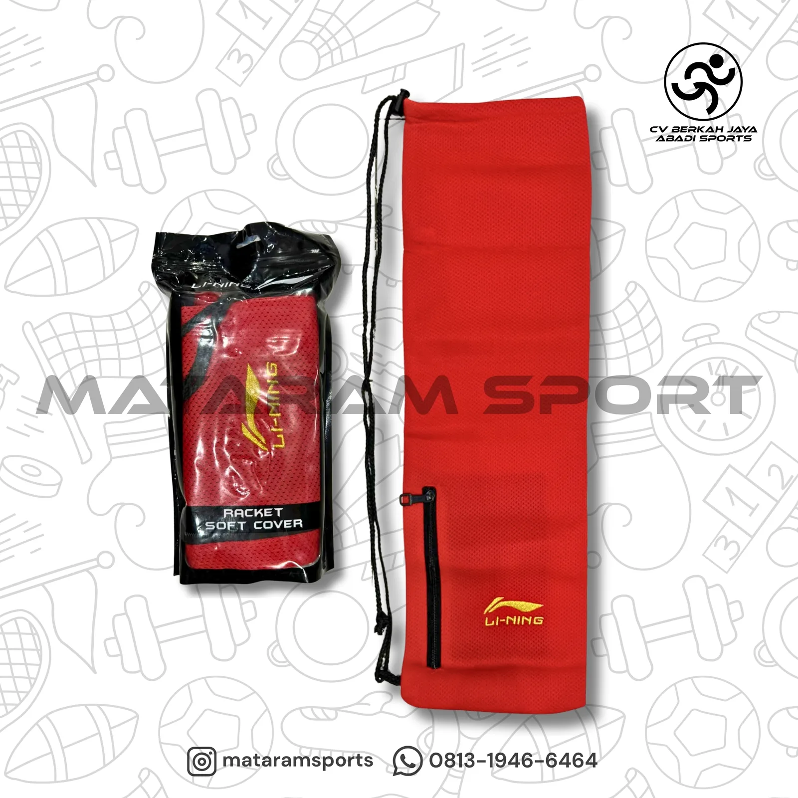 Tas Serut Raket Badminton Li-Ning ABDS845 2