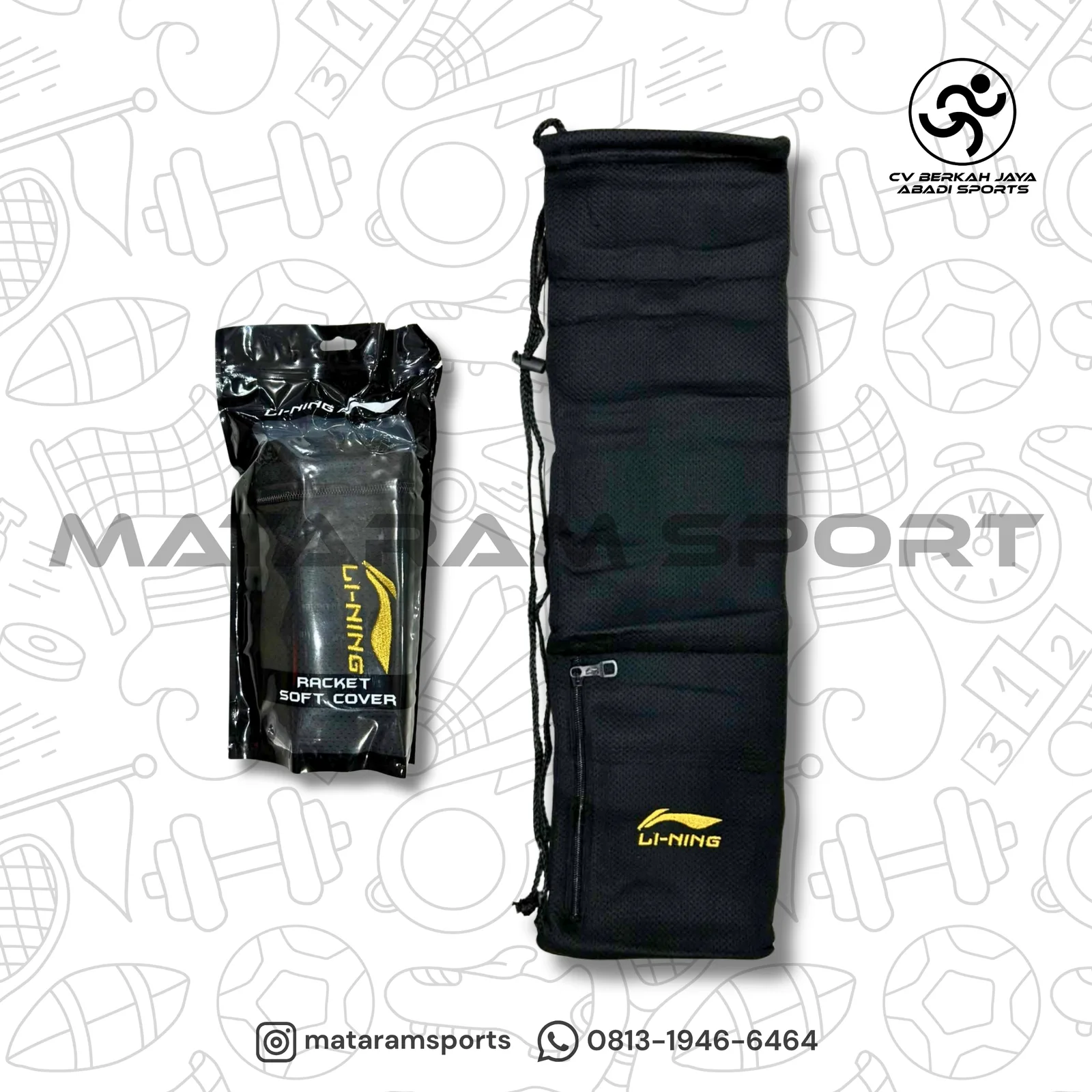 Tas Serut Raket Badminton Li-Ning ABDS845 5