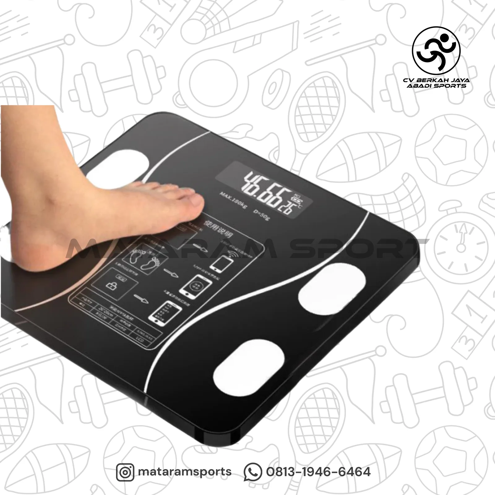 Timbangan Badan Digital 2