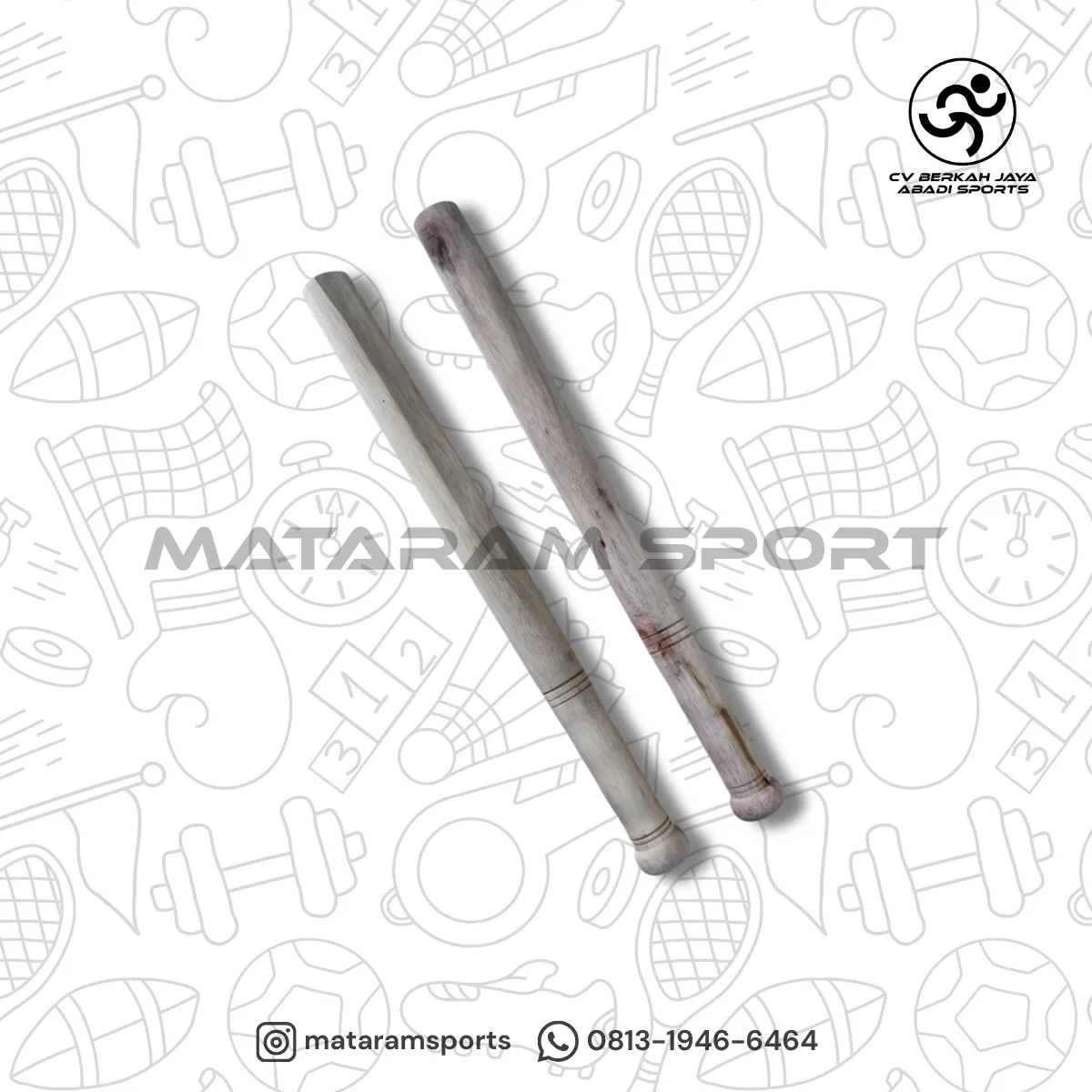 Tongkat Kasti Kayu