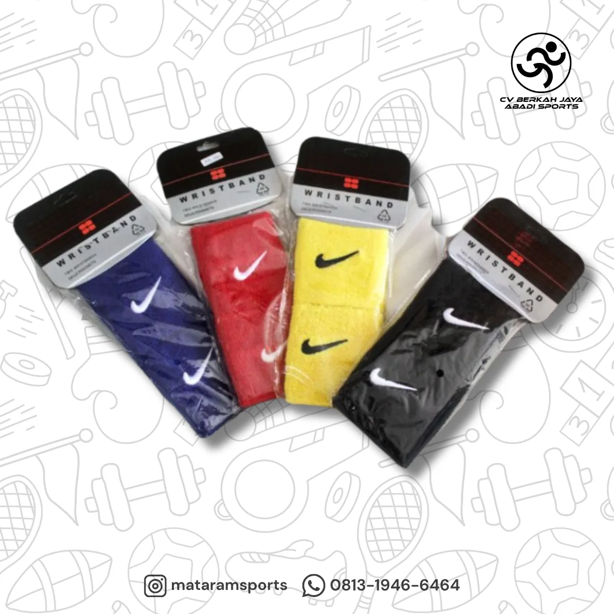 Wrist Band / Wristband Nike Lokal isi 2 2